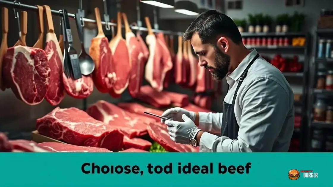 Dicas para escolher a carne bovina ideal