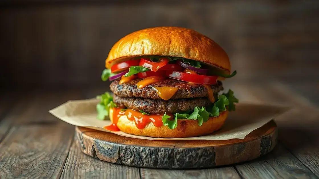 Receitas exclusivas para preparar o infinity burger em casa