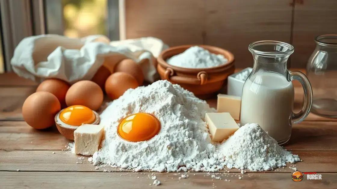 Ingredientes essenciais para um bom brioche