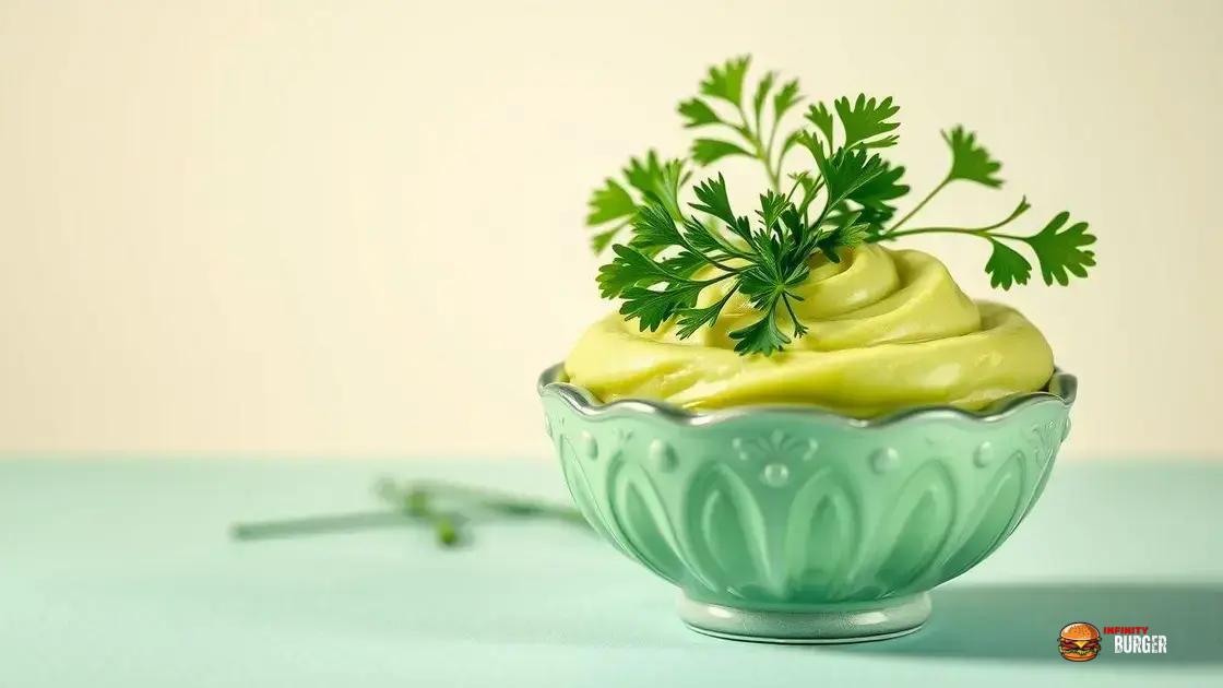 O que é a maionese verde?