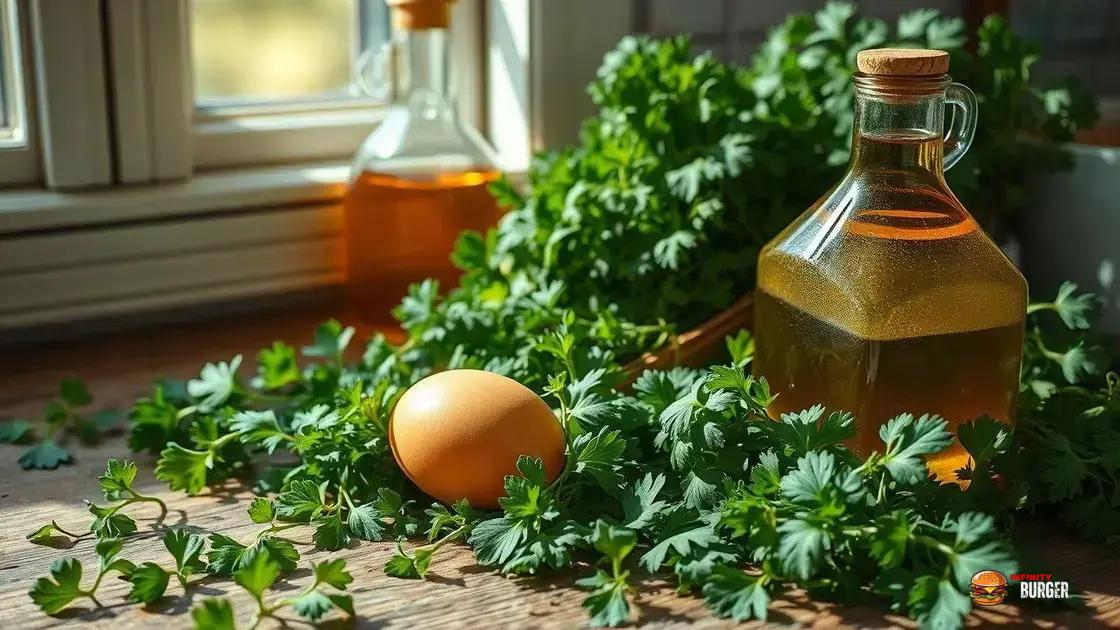 Ingredientes e preparo da maionese verde