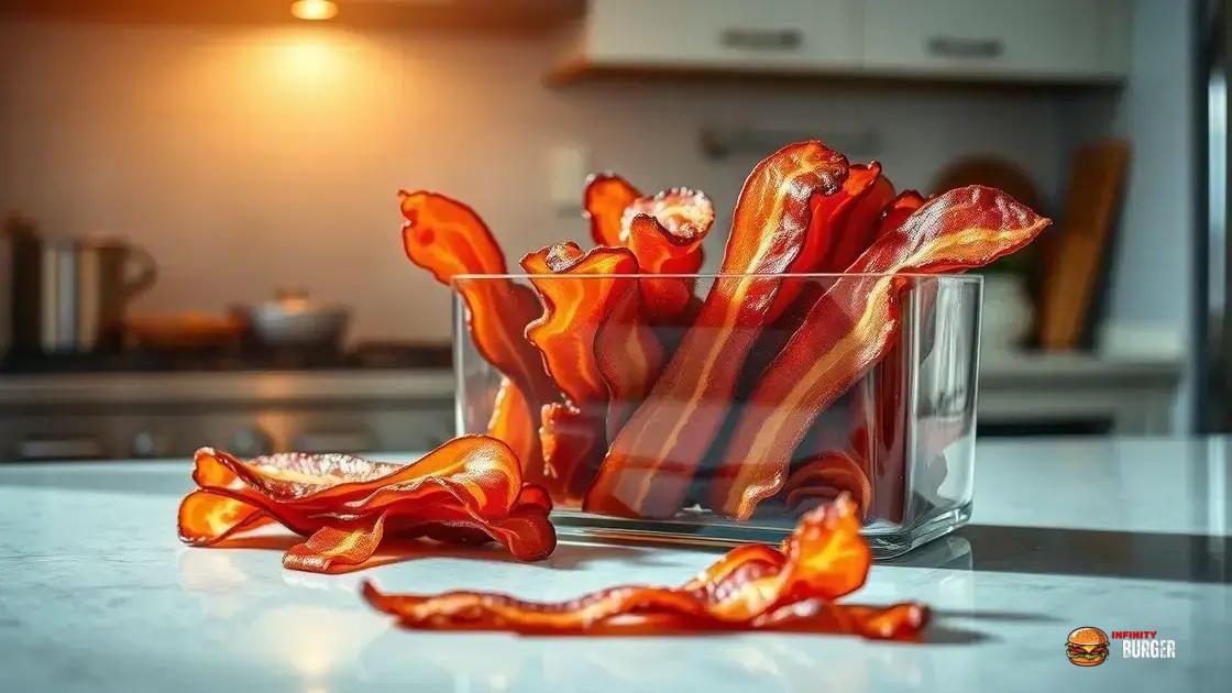 Dicas para armazenar bacon e manter a crocância