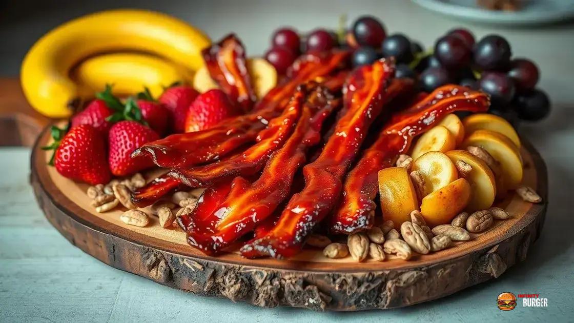 Dicas para servir caramel bacon