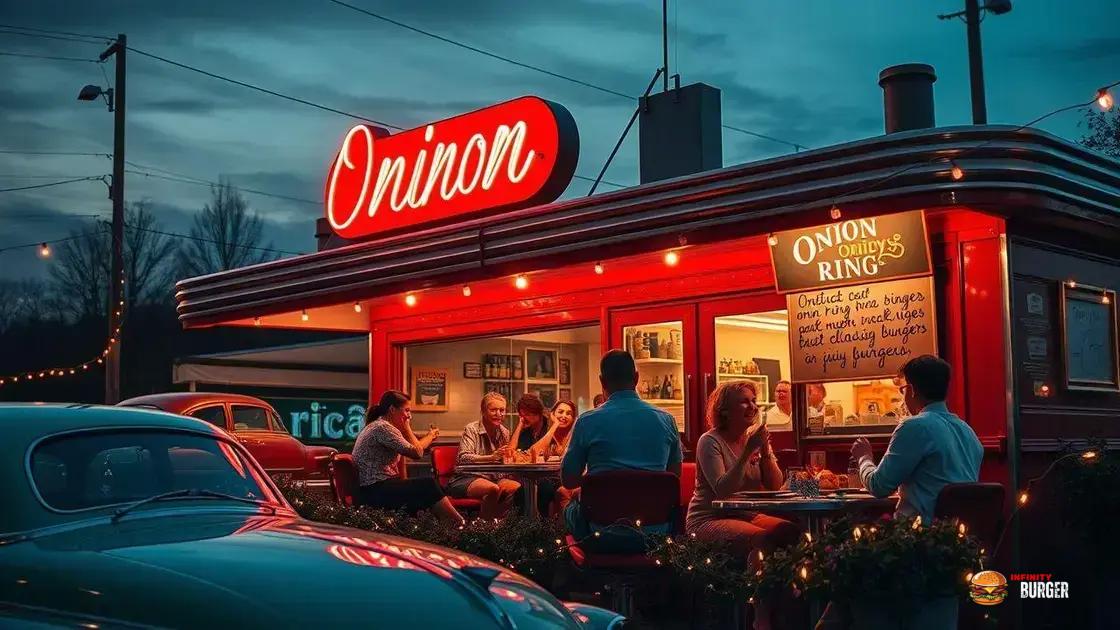 História e origem das onion rings