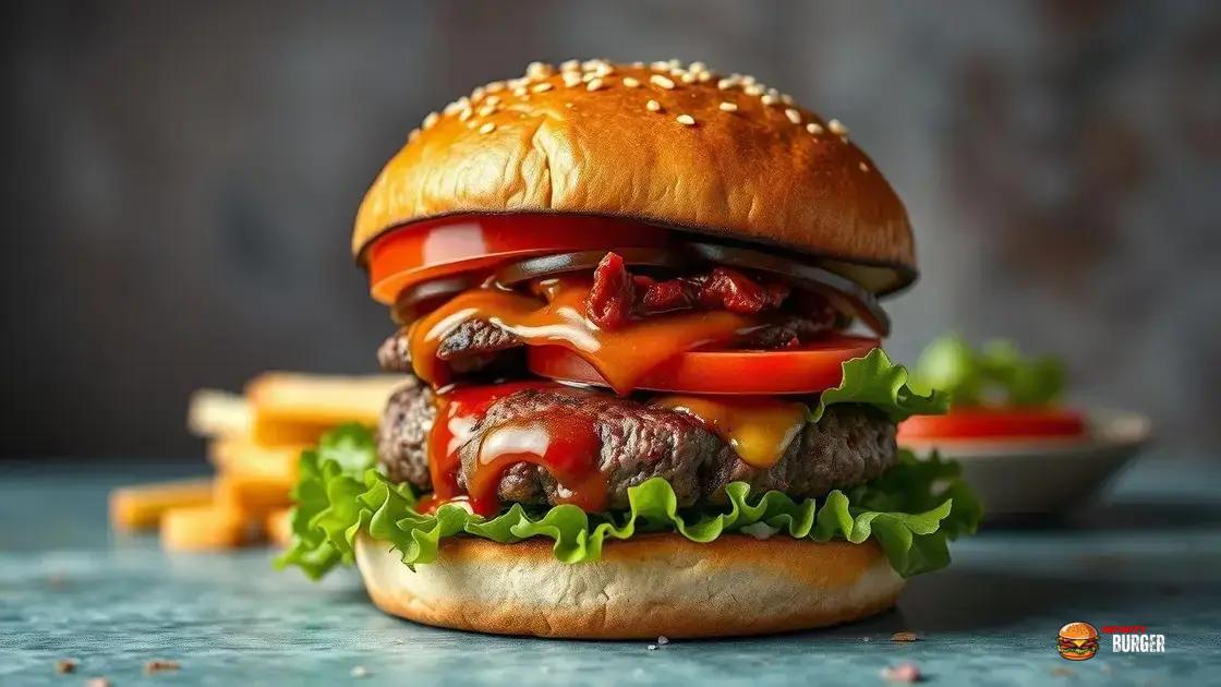 Os melhores ingredientes para um hambúrguer irresistível