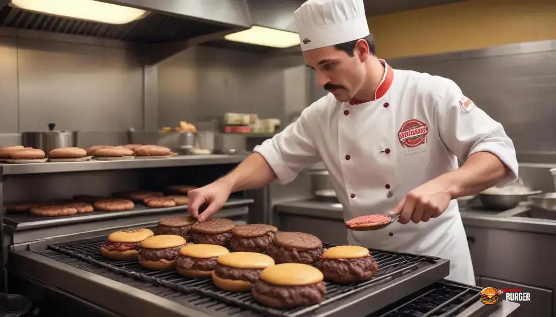 A origem do smash burger