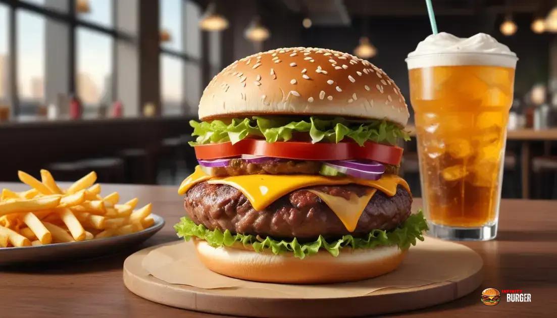 O que é o combo infinity burger?