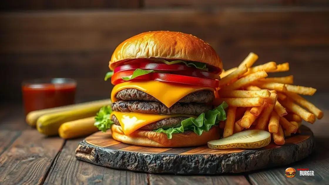 Acompanhamentos perfeitos para o hambúrguer 70g