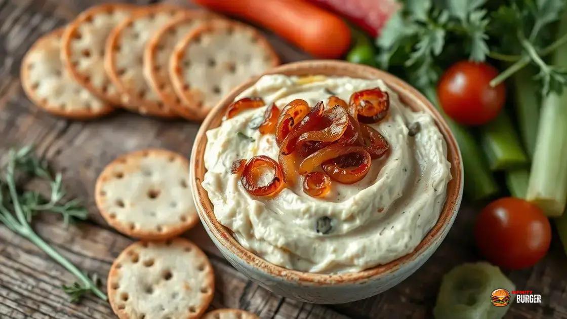 O que é o infinity onion cream cheese?