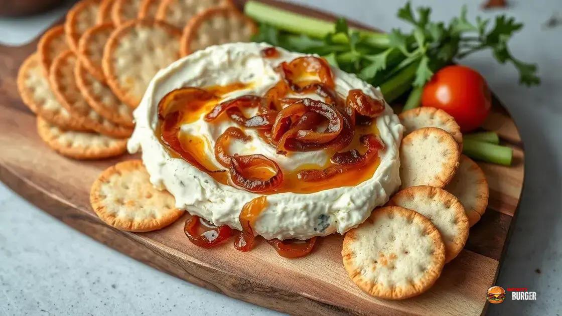 Benefícios do uso de cream cheese infundido com cebola