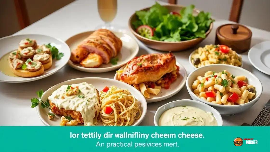Receitas práticas com infinity onion cream cheese