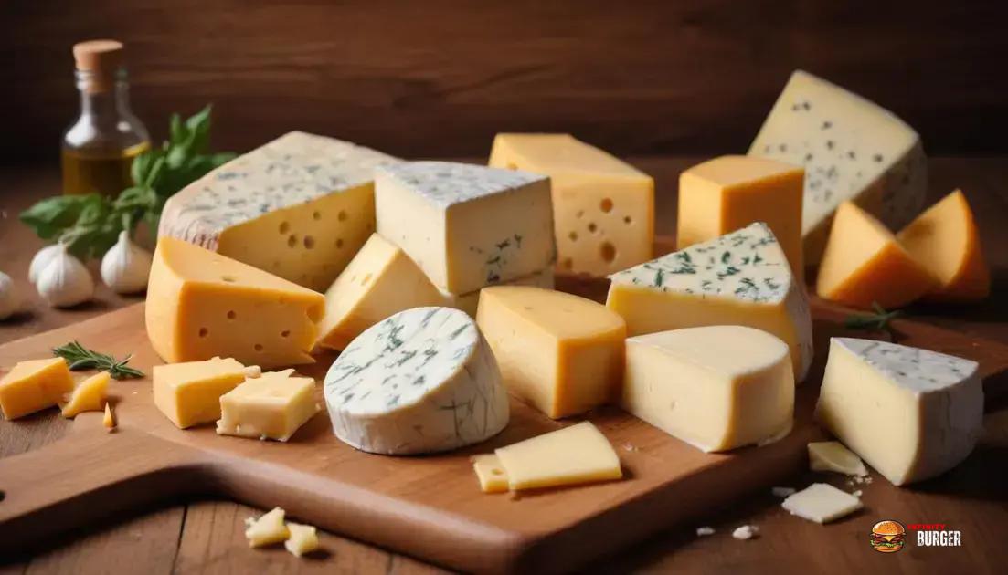 Diferenças entre tipos de queijo derretido