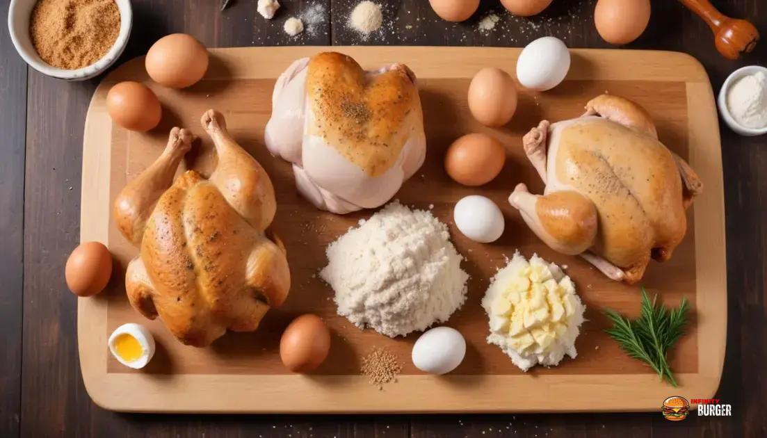 Os melhores cortes para frango empanado