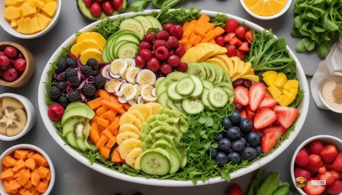 Ingredientes essenciais para uma infinity salad incrível