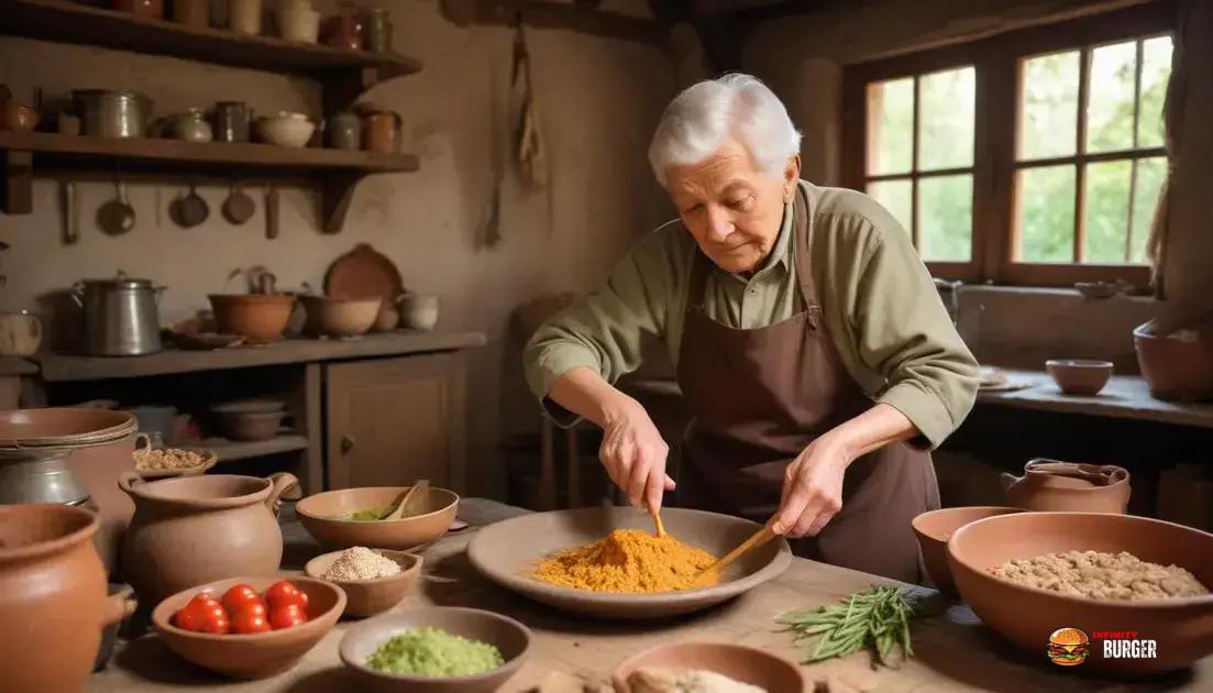 Técnicas para preservar tradições culinárias