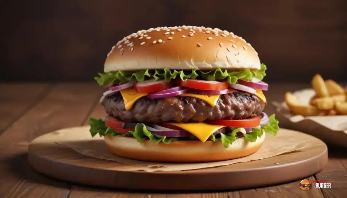 O que caracteriza um hambúrguer premium?