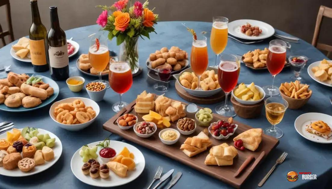 Como harmonizar bebidas com lanches exclusivos