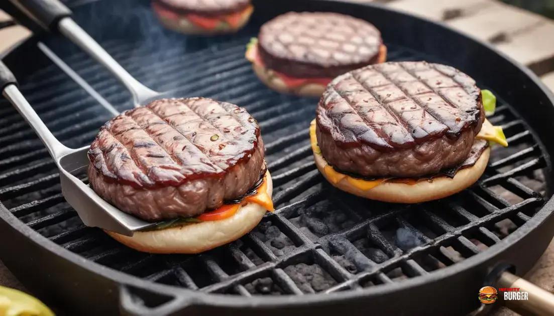dicas para grelhar o hambúrguer de picanha
