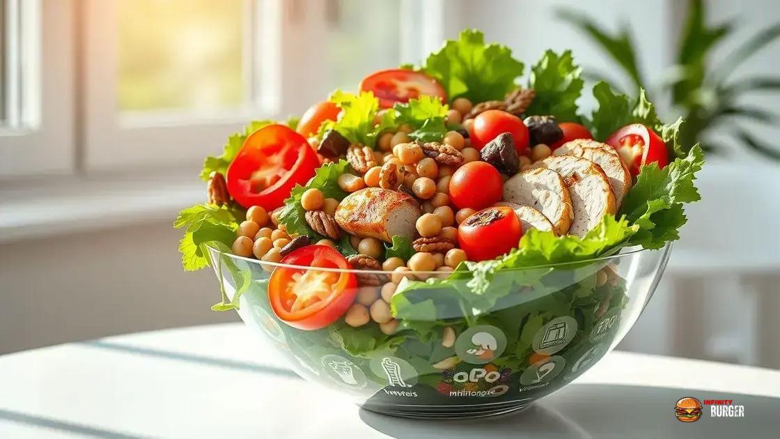 Benefícios nutricionais do combo infinity salad