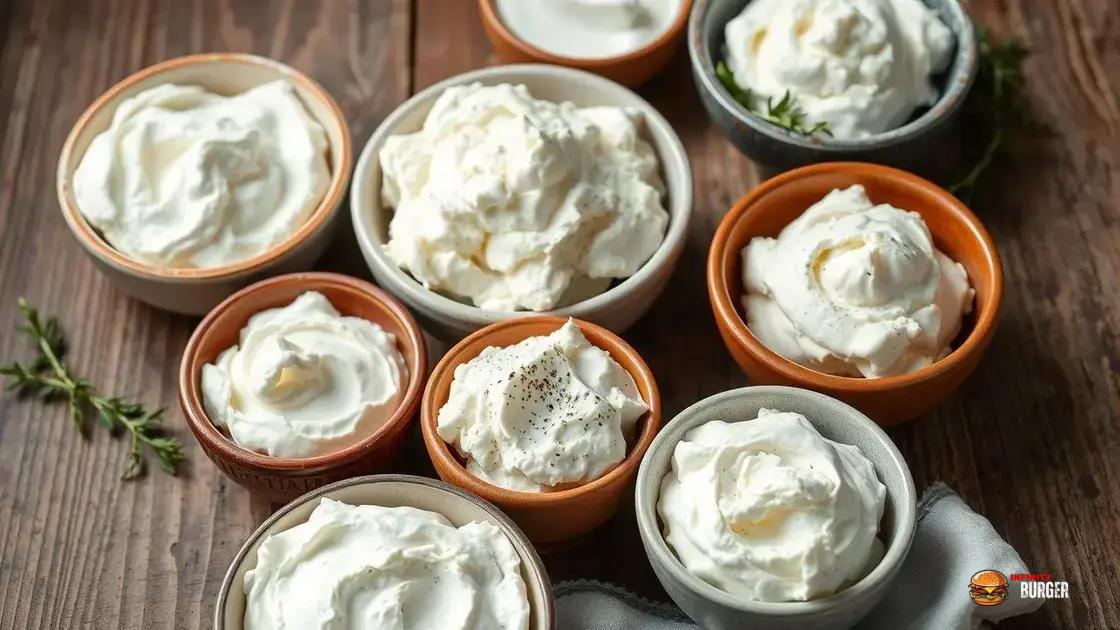 origem e variedades do cream cheese