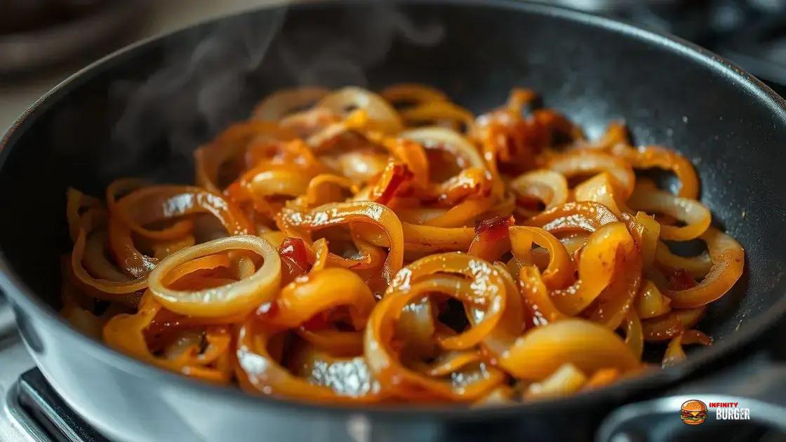 Passo a passo da cebola caramelizada perfeita