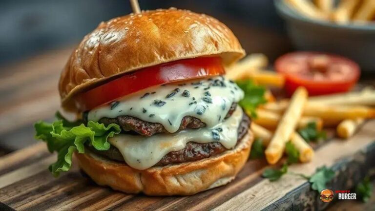 “Como Usar Queijo Azul no Hambúrguer Artesanal”